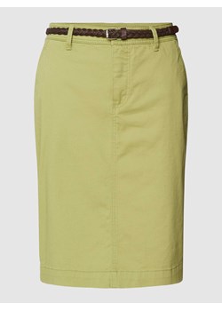 Spódnica o długości do kolan z rozcięciem ze sklepu Peek&Cloppenburg  w kategorii Spódnice - zdjęcie 167791812