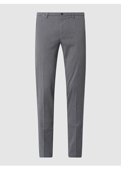 Spodnie materiałowe o kroju slim fit z dodatkiem streczu model ‘CiBrody’ ze sklepu Peek&Cloppenburg  w kategorii Spodnie męskie - zdjęcie 167792212