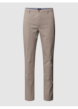 Spodnie materiałowe o kroju slim fit z dodatkiem streczu model ‘CiBrody’ ze sklepu Peek&Cloppenburg  w kategorii Spodnie męskie - zdjęcie 167792952