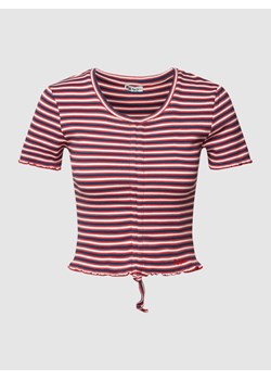 T-shirt krótki ze wzorem w paski model ‘CODY’ ze sklepu Peek&Cloppenburg  w kategorii Bluzki damskie - zdjęcie 167793104