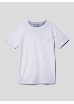 T-shirt z detalem z logo ze sklepu Peek&Cloppenburg  w kategorii T-shirty chłopięce - zdjęcie 167793262