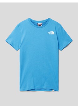 T-shirt z detalami z logo ze sklepu Peek&Cloppenburg  w kategorii T-shirty chłopięce - zdjęcie 167793313