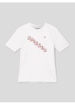 T-shirt z nadrukiem z logo ze sklepu Peek&Cloppenburg  w kategorii T-shirty chłopięce - zdjęcie 167793910