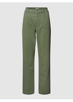 Spodnie materiałowe z zakładkami ze sklepu Peek&Cloppenburg  w kategorii Spodnie damskie - zdjęcie 167794201
