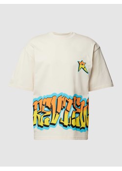 T-shirt o kroju oversized z nadrukiem w stylu graffiti ze sklepu Peek&Cloppenburg  w kategorii Bluzki damskie - zdjęcie 167794492