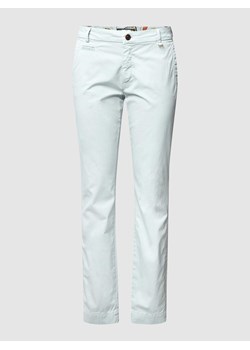 Chinosy o kroju straight fit z chustą model ‘JACQUELINE ARCHIVO’ ze sklepu Peek&Cloppenburg  w kategorii Spodnie damskie - zdjęcie 167795353