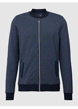 Bluza rozpinana ze stójką model „Mix + Relax” ze sklepu Peek&Cloppenburg  w kategorii Bluzy męskie - zdjęcie 167795541