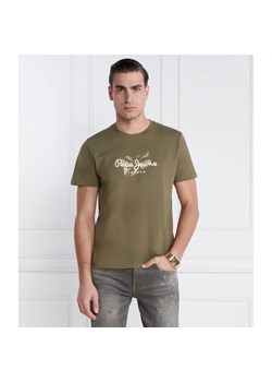 Pepe Jeans London T-shirt COUNT | Slim Fit ze sklepu Gomez Fashion Store w kategorii T-shirty męskie - zdjęcie 167799771