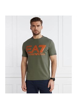 EA7 T-shirt | Regular Fit ze sklepu Gomez Fashion Store w kategorii T-shirty męskie - zdjęcie 167799792