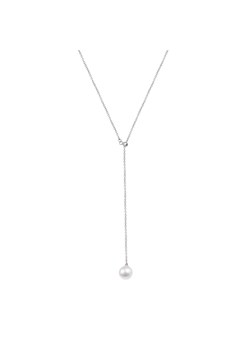 Naszyjnik srebrny krawatka z perłami - Pearls ze sklepu YES.pl w kategorii Naszyjniki - zdjęcie 167803672
