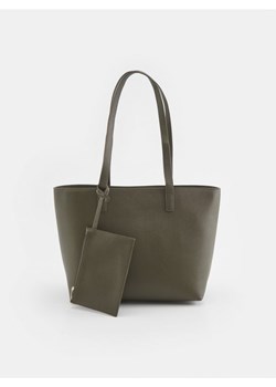 Sinsay - Torba shopper - khaki ze sklepu Sinsay w kategorii Torby Shopper bag - zdjęcie 167807190