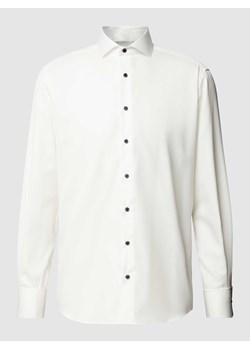 Koszula biznesowa o kroju modern fit z kołnierzykiem typu cutaway ze sklepu Peek&Cloppenburg  w kategorii Koszule męskie - zdjęcie 167807863