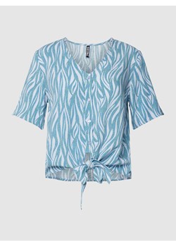 Bluzka z wiskozy ze wzorem na całej powierzchni model ‘PLACID’ ze sklepu Peek&Cloppenburg  w kategorii Bluzki damskie - zdjęcie 167808424