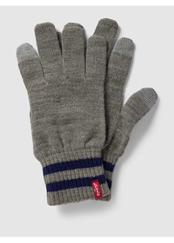 Rękawiczki z detalem z logo model ‘BEN’ ze sklepu Peek&Cloppenburg  w kategorii Rękawiczki męskie - zdjęcie 167808580