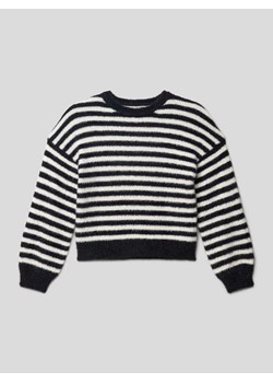 Sweter z dzianiny w paski ze sklepu Peek&Cloppenburg  w kategorii Swetry dziewczęce - zdjęcie 167809354