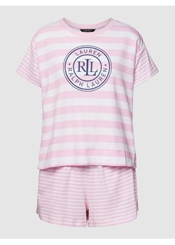 Piżama z wzorem w paski ze sklepu Peek&Cloppenburg  w kategorii Piżamy damskie - zdjęcie 167809770