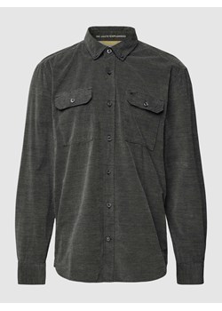 Koszula casualowa o kroju regular fit z fakturowanym wzorem ze sklepu Peek&Cloppenburg  w kategorii Koszule męskie - zdjęcie 167809812