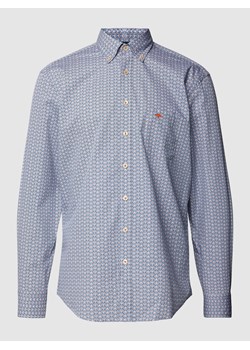 Koszula casualowa z bawełny ze wzorem na całej powierzchni ze sklepu Peek&Cloppenburg  w kategorii Koszule męskie - zdjęcie 167810464