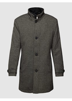 Płaszcz ze wstawką na zamek błyskawiczny ze sklepu Peek&Cloppenburg  w kategorii Płaszcze męskie - zdjęcie 167810982
