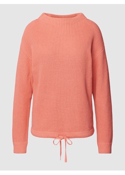 Sweter z dzianiny z fakturowanym wzorem ze sklepu Peek&Cloppenburg  w kategorii Swetry damskie - zdjęcie 167811652