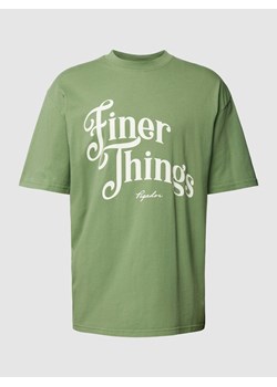 T-shirt z nadrukiem z logo model ‘Kirk’ ze sklepu Peek&Cloppenburg  w kategorii T-shirty męskie - zdjęcie 167812161