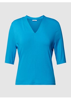T-shirt z wiskozy z rękawami o dł. 1/2 model ‘Sadja’ ze sklepu Peek&Cloppenburg  w kategorii Bluzki damskie - zdjęcie 167812240