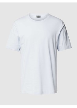 T-shirt z prążkowanym okrągłym dekoltem ze sklepu Peek&Cloppenburg  w kategorii T-shirty męskie - zdjęcie 167812534