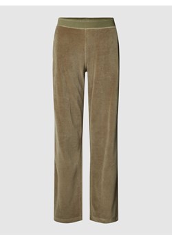 Spodnie o rozkloszowanym kroju z elastycznym pasem ze sklepu Peek&Cloppenburg  w kategorii Spodnie damskie - zdjęcie 167813090