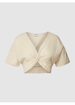 Top bluzkowy z wiązanym detalem model ‘MOYA’ ze sklepu Peek&Cloppenburg  w kategorii Bluzki damskie - zdjęcie 167813352