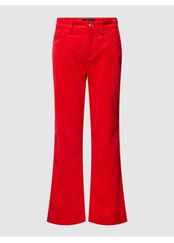Spodnie sztruksowe z poszerzaną nogawką i 5 kieszeniami model ‘FRANCESCA’ ze sklepu Peek&Cloppenburg  w kategorii Spodnie damskie - zdjęcie 167813481