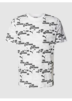 T-shirt z nadrukiem z logo na całej powierzchni ze sklepu Peek&Cloppenburg  w kategorii T-shirty męskie - zdjęcie 167813842