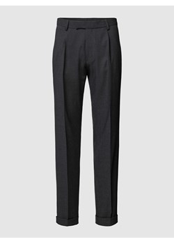 Spodnie do garnituru z dodatkiem żywej wełny model ‘Louis’ ze sklepu Peek&Cloppenburg  w kategorii Spodnie męskie - zdjęcie 167813890