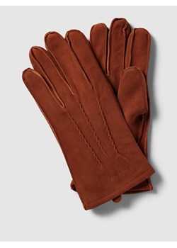 Rękawiczki z detalem z logo ze sklepu Peek&Cloppenburg  w kategorii Rękawiczki męskie - zdjęcie 167814101