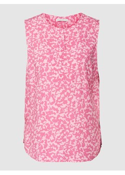 Top bluzkowy z czystej wiskozy ze wzorem na całej powierzchni ze sklepu Peek&Cloppenburg  w kategorii Bluzki damskie - zdjęcie 167814371