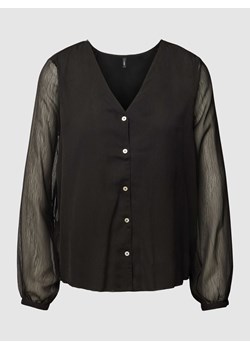 Bluzka z dekoltem w serek model ‘LUNA’ ze sklepu Peek&Cloppenburg  w kategorii Bluzki damskie - zdjęcie 167814722