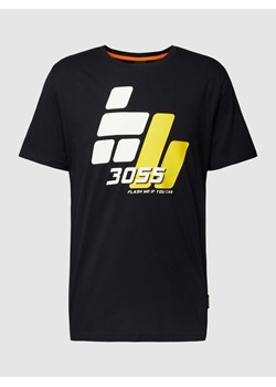 T-shirt z nadrukiem z logo ze sklepu Peek&Cloppenburg  w kategorii T-shirty męskie - zdjęcie 167815391
