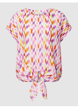 Bluzka z wiązaniem ze sklepu Peek&Cloppenburg  w kategorii Bluzki damskie - zdjęcie 167815573