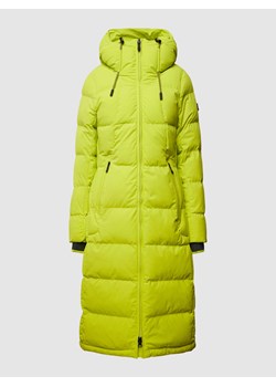 Płaszcz pikowany z kapturem model ‘RAFFLE LONG LADY’ ze sklepu Peek&Cloppenburg  w kategorii Płaszcze damskie - zdjęcie 167815822