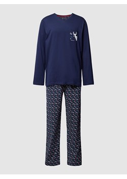 Piżama z nadrukiem z motywem model ‘XMAS’ ze sklepu Peek&Cloppenburg  w kategorii Piżamy męskie - zdjęcie 167816204