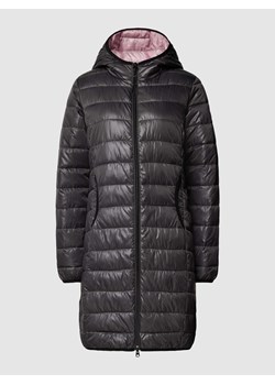 Płaszcz pikowany z kapturem ze sklepu Peek&Cloppenburg  w kategorii Płaszcze damskie - zdjęcie 167816233