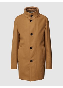 Płaszcz ze stójką model ‘Finlay’ ze sklepu Peek&Cloppenburg  w kategorii Płaszcze męskie - zdjęcie 167816454