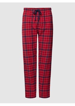Spodnie od piżamy ze wzorem w szkocką kratę model ‘XMAS’ ze sklepu Peek&Cloppenburg  w kategorii Piżamy męskie - zdjęcie 167816464