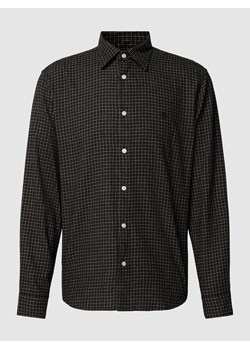 Koszula casualowa o kroju regular fit ze wzorem w szkocką kratę i wyhaftowanym logo ze sklepu Peek&Cloppenburg  w kategorii Koszule męskie - zdjęcie 167816621