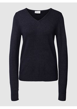 Sweter z dzianiny z dekoltem w serek model ‘Viril’ ze sklepu Peek&Cloppenburg  w kategorii Swetry damskie - zdjęcie 167816631