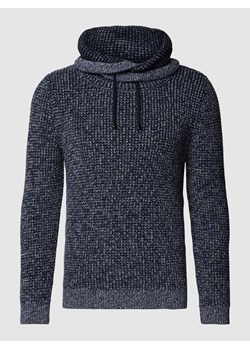 Sweter z dzianiny we wzory na całej powierzchni ze sklepu Peek&Cloppenburg  w kategorii Swetry męskie - zdjęcie 167816641