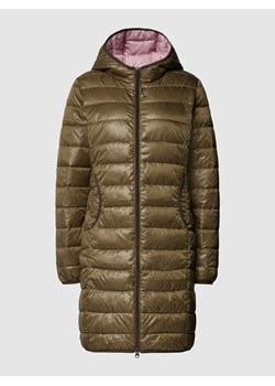 Płaszcz pikowany z kapturem ze sklepu Peek&Cloppenburg  w kategorii Płaszcze damskie - zdjęcie 167817150
