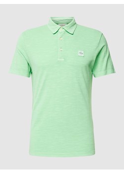 Koszulka polo z efektem melanżu model ‘Washer’ ze sklepu Peek&Cloppenburg  w kategorii T-shirty męskie - zdjęcie 167817244