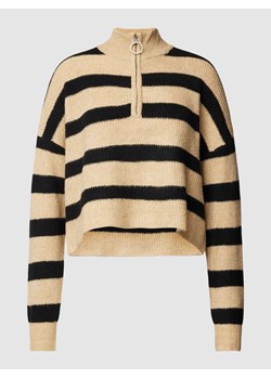 Sweter z dzianiny ze wzorem w paski model ‘NEWALICE’ ze sklepu Peek&Cloppenburg  w kategorii Swetry damskie - zdjęcie 167817273
