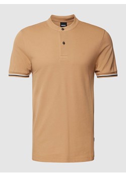 Koszulka polo o kroju slim fit ze stójką model ‘Polloni’ ze sklepu Peek&Cloppenburg  w kategorii T-shirty męskie - zdjęcie 167817671