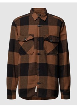 Koszula casualowa o kroju regular fit ze wzorem w kratę model ‘MILO’ ze sklepu Peek&Cloppenburg  w kategorii Koszule męskie - zdjęcie 167817864